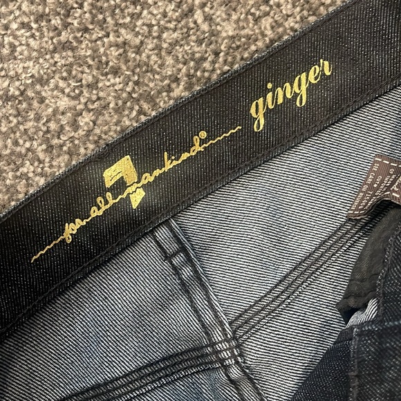 7 For All Mankind Wide Leg ‘Ginger’ Jeans - Picture 3 of 6